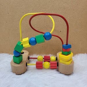 Melissa & Doug First Bead Maze - Wooden Educational Toy